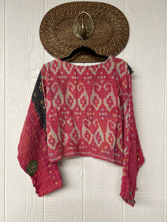 Pareo Kantha In Bloom Cropped Pullover 0326 252