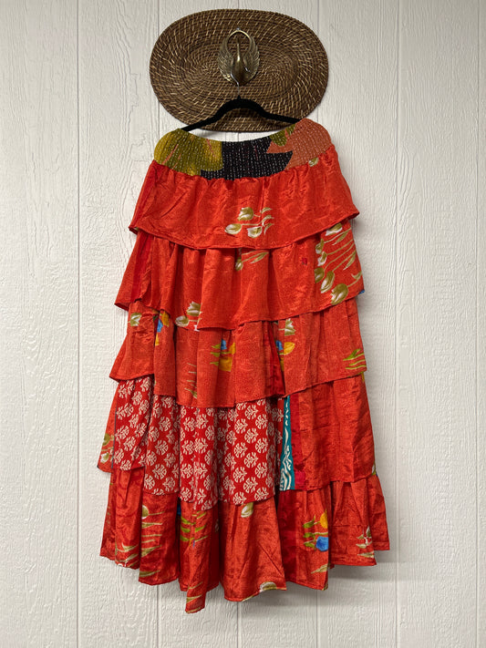 Rasgulla Sari Venus Ruffle Maxi 1125 089