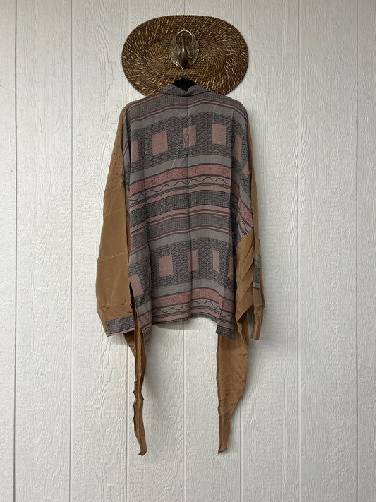 Crepe Sari Nirvana Button Down 1125 012