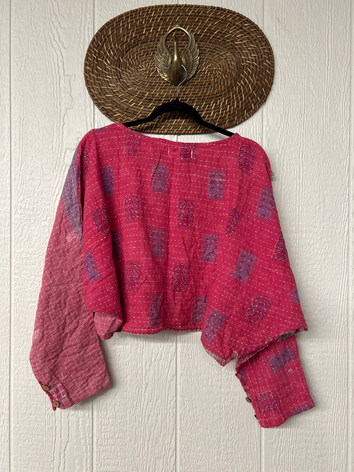 Pareo Kantha In Bloom Cropped Pullover 0326 163