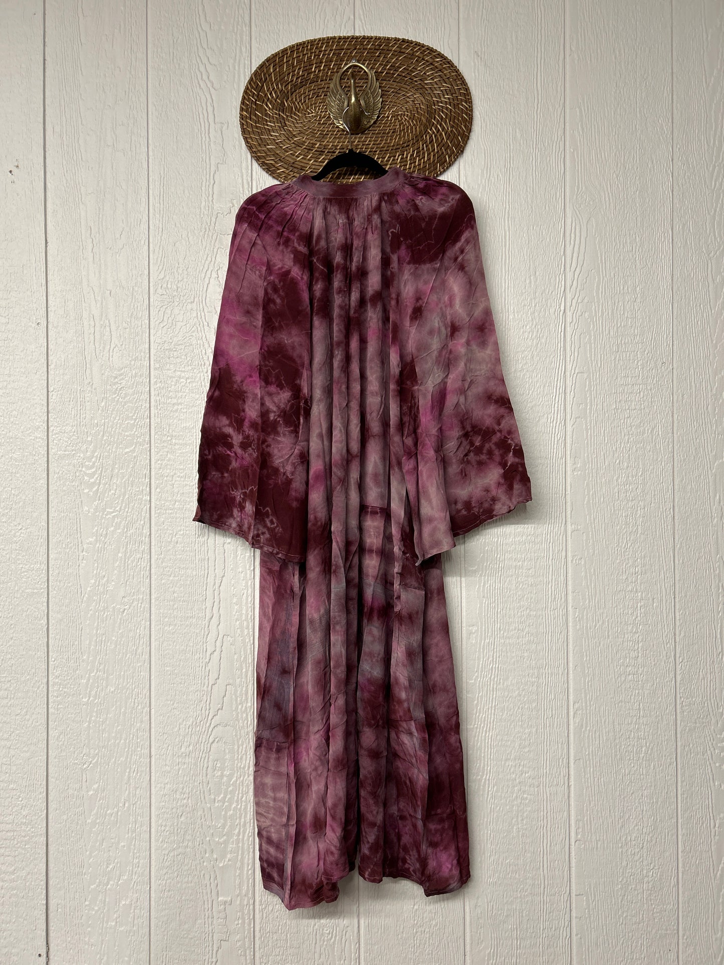 Crepe Sari Woodstock Duster Dress 0526 011