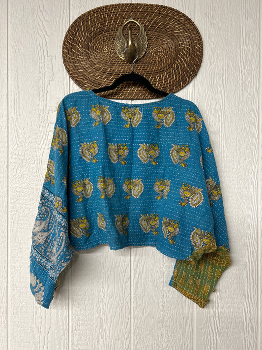 Pareo Kantha In Bloom Cropped Pullover 0326 164
