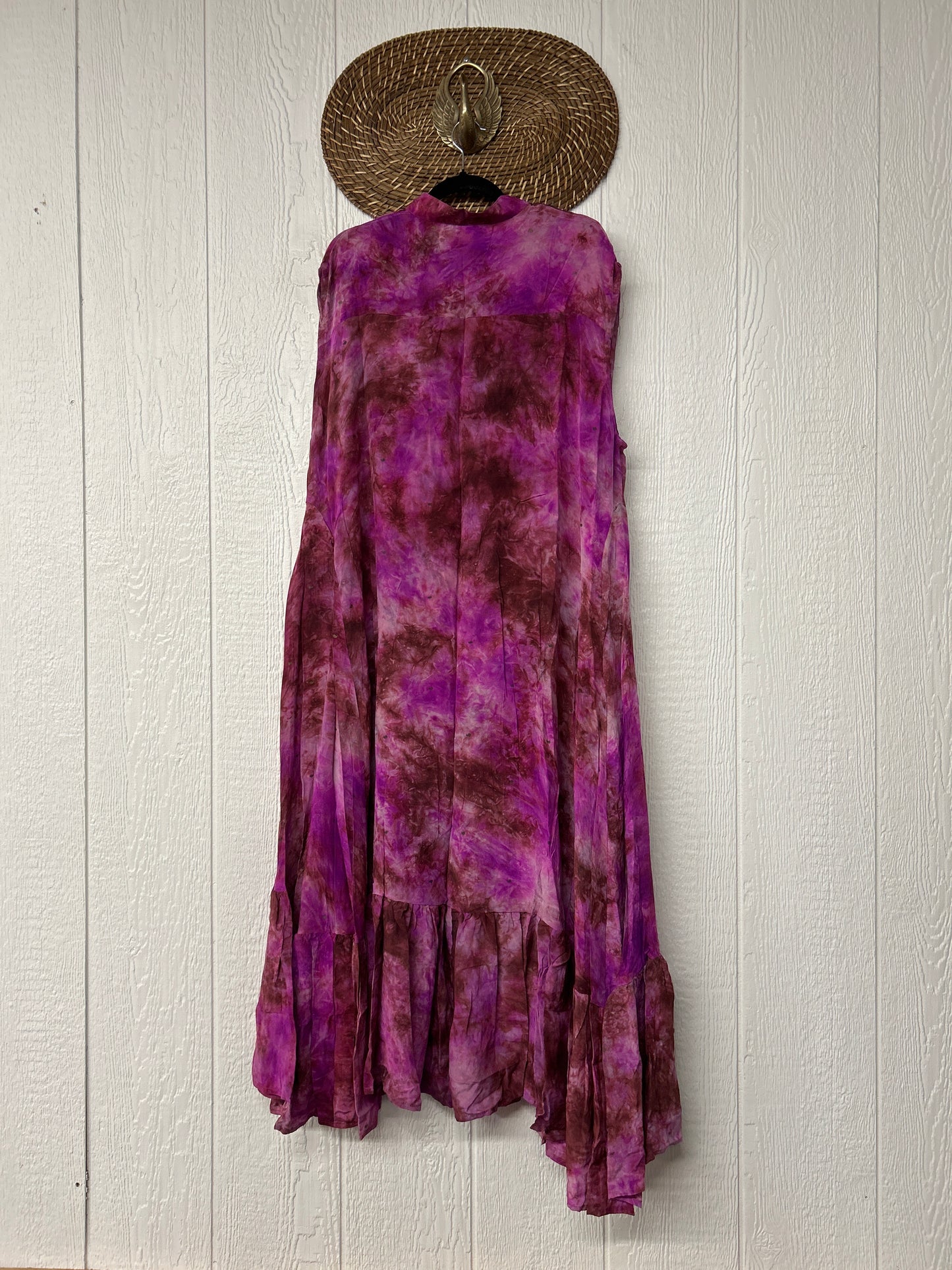 Crepe Sari Summer Dahlia Duster 0726 134
