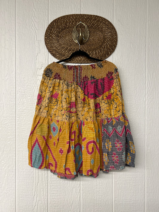 Pareo Kantha Meadow Skirt 0826 247