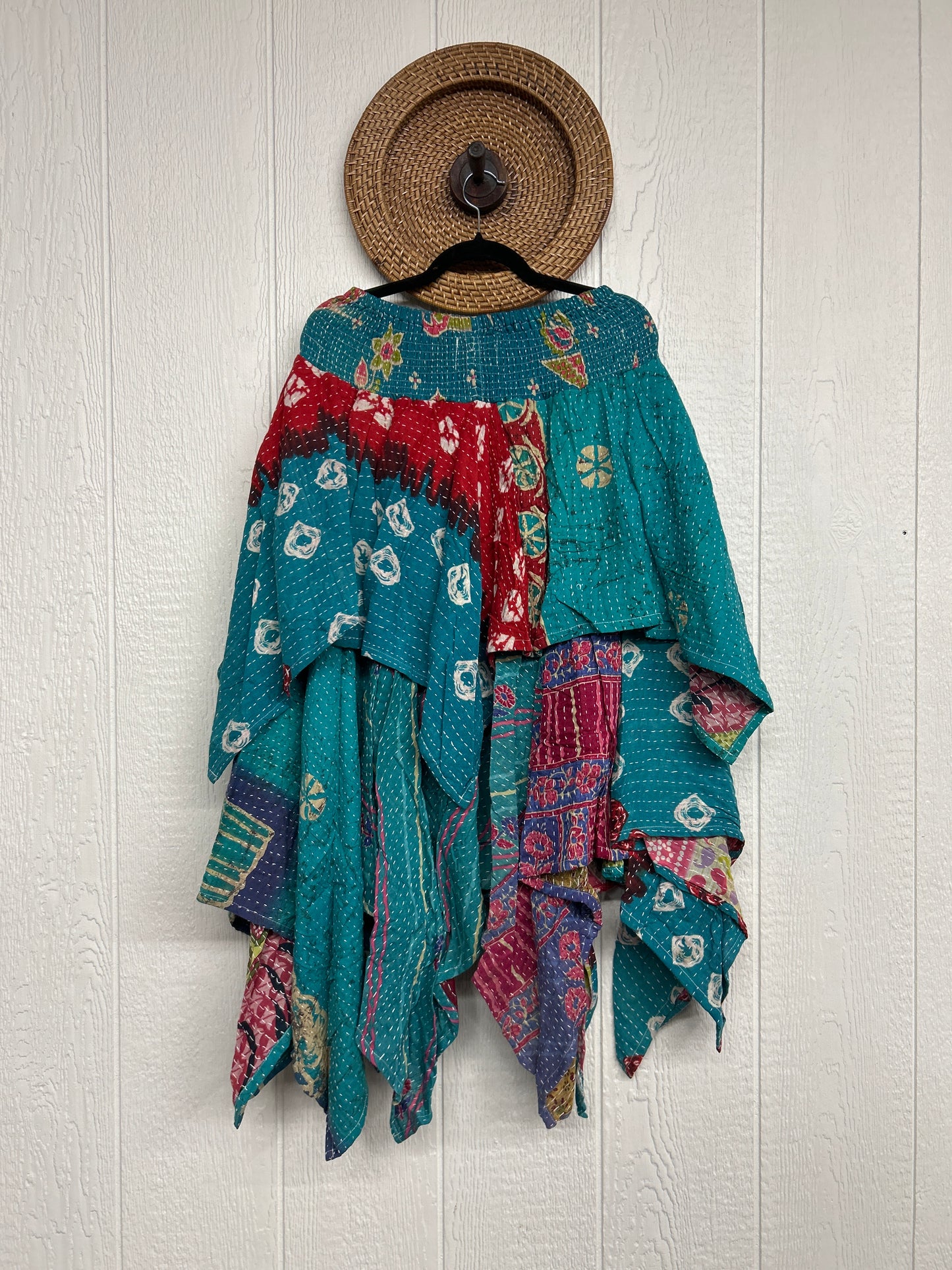 Pareo Kantha Pixie Skirt 0426 178