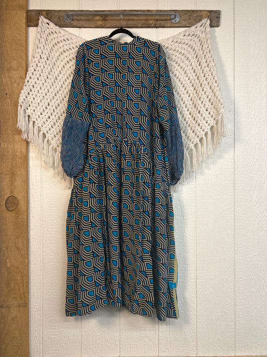 Crepe Sari Evermore Kimono 0326 166