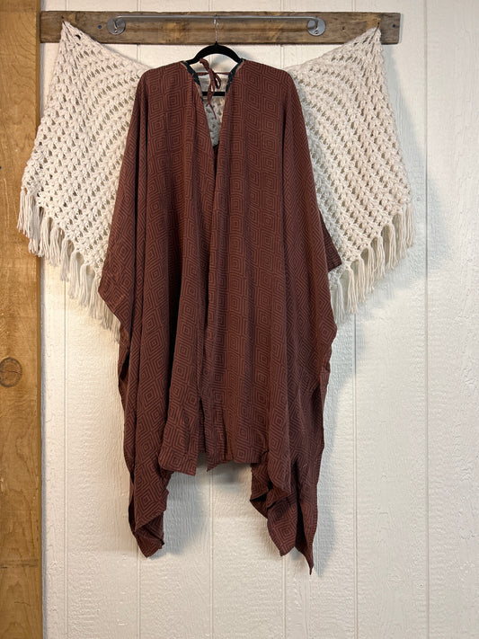 Crepe Sari Orchid Kimono 0626 208