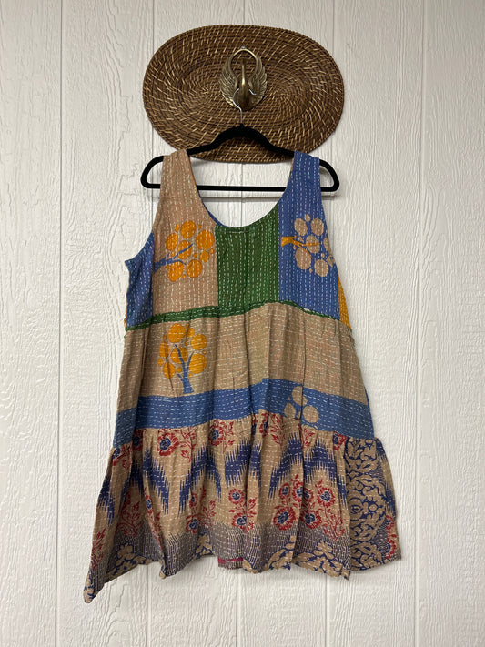 Kantha Meadow Mini Dress 0625 272