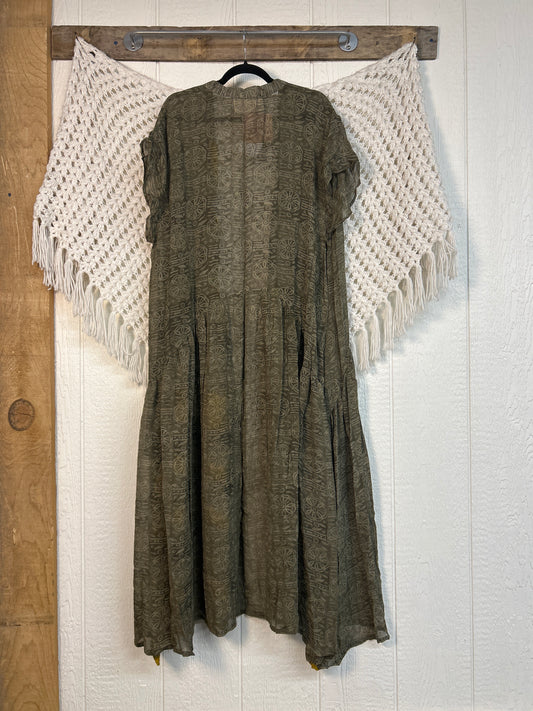 Crepe Sari Summer Evermore Kimono 0726 201