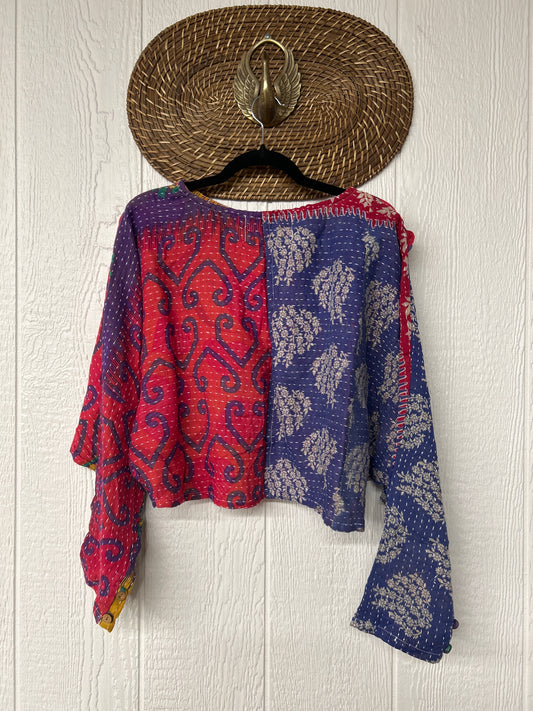Pareo Kantha In Bloom Cropped Pullover 0326 267