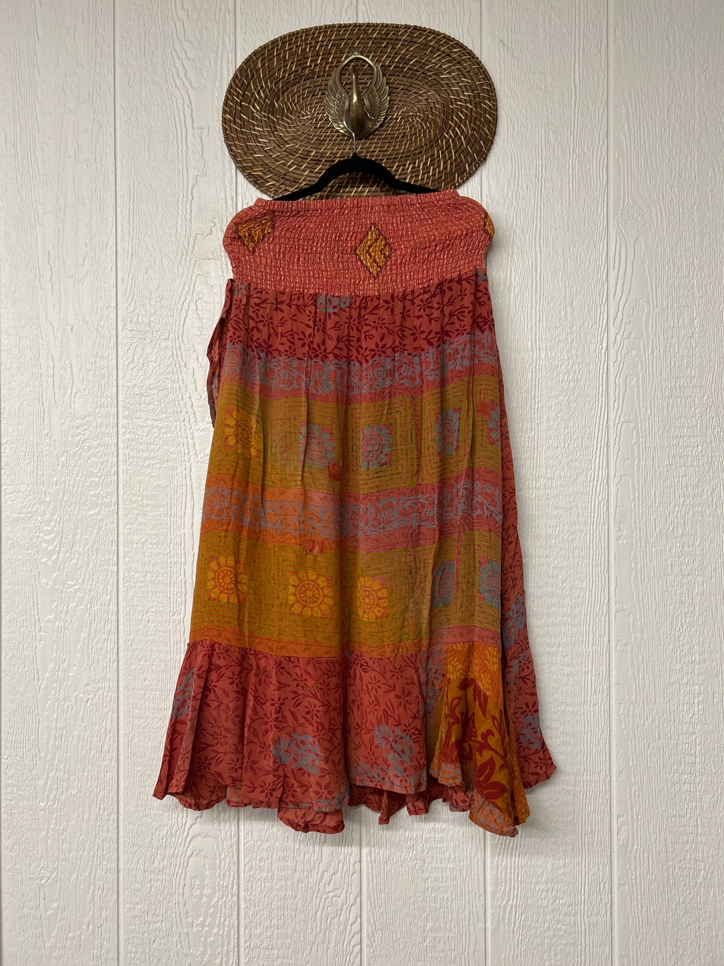 Crepe Sari Inner Peace Wrap Skirt 0626 158
