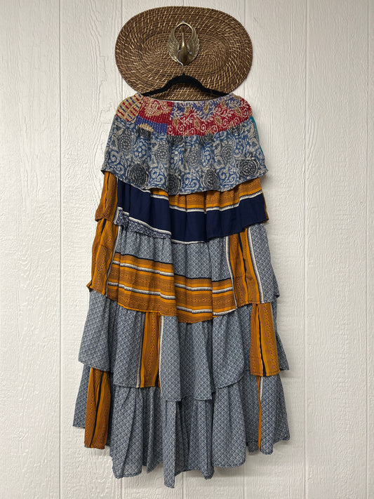 Rasgulla Sari Venus Ruffle Maxi 1125 125