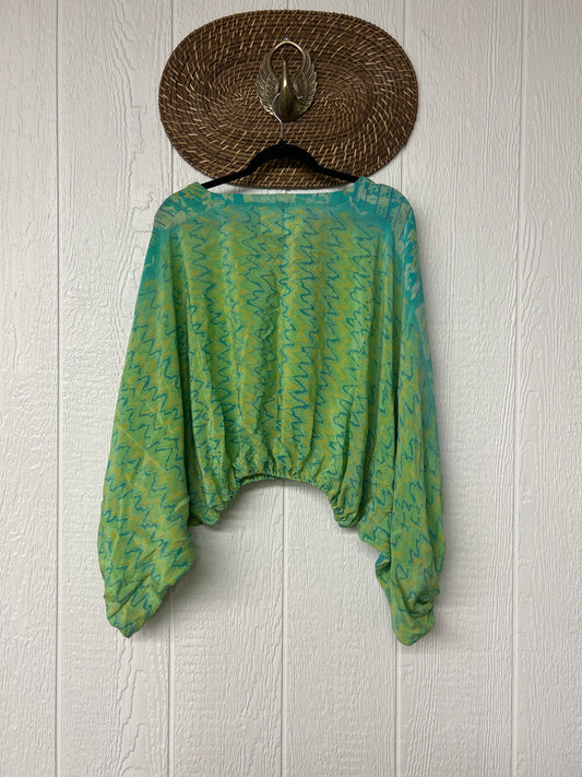 Crepe Sari Luna Crop Top 0126 210