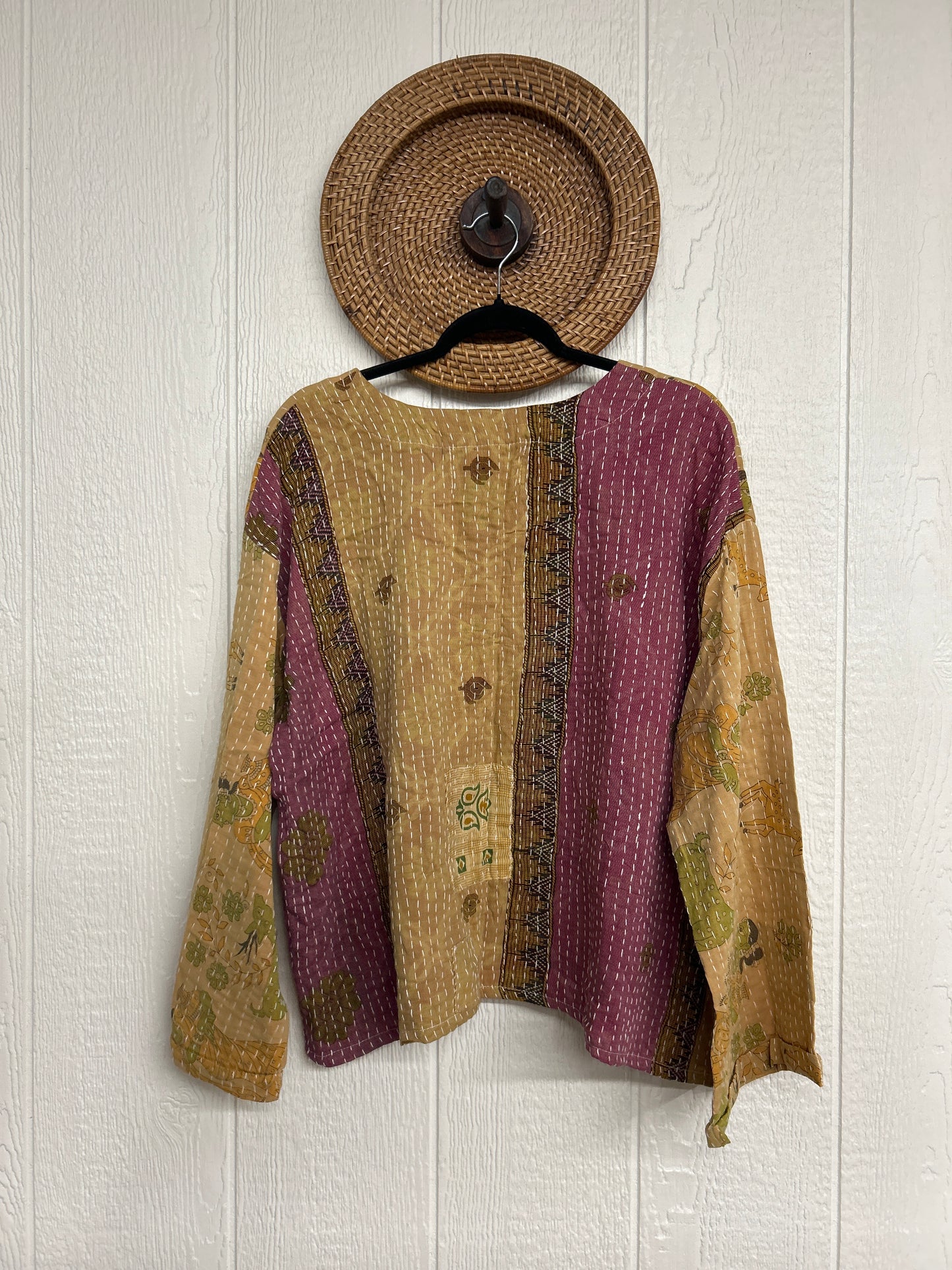 Pareo Kantha Wanderer Pocket Crop Top 0226 062