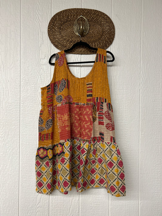 Kantha Meadow Mini Dress 0625 264