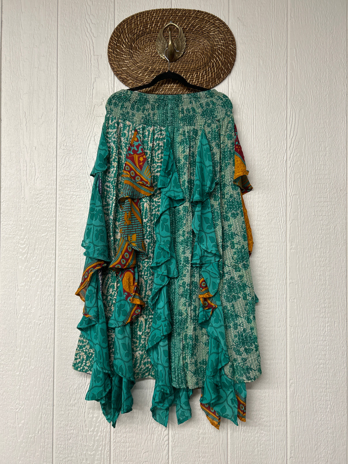 Pareo Kantha Willow Maxi Skirt 0826 261