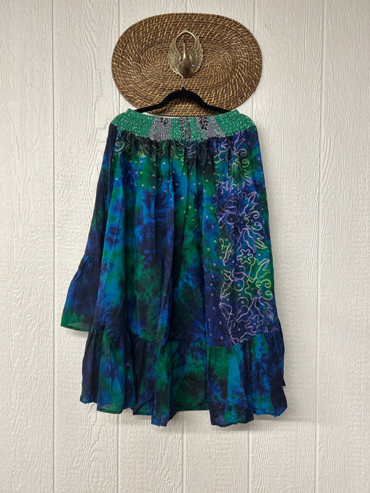 Crepe Sari Dahlia Skirt 1026 138