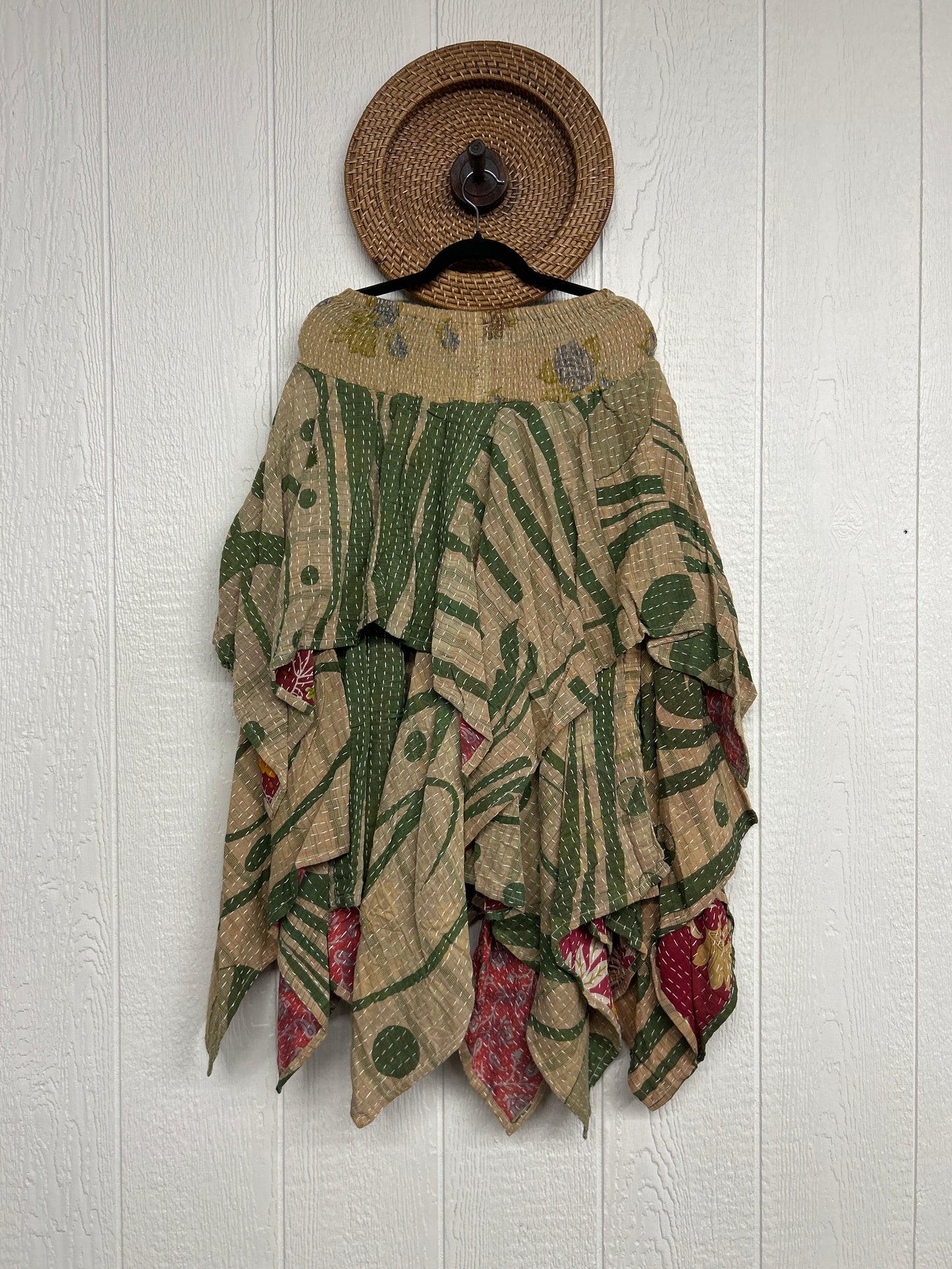 Pareo Kantha Pixie Skirt 0426 118