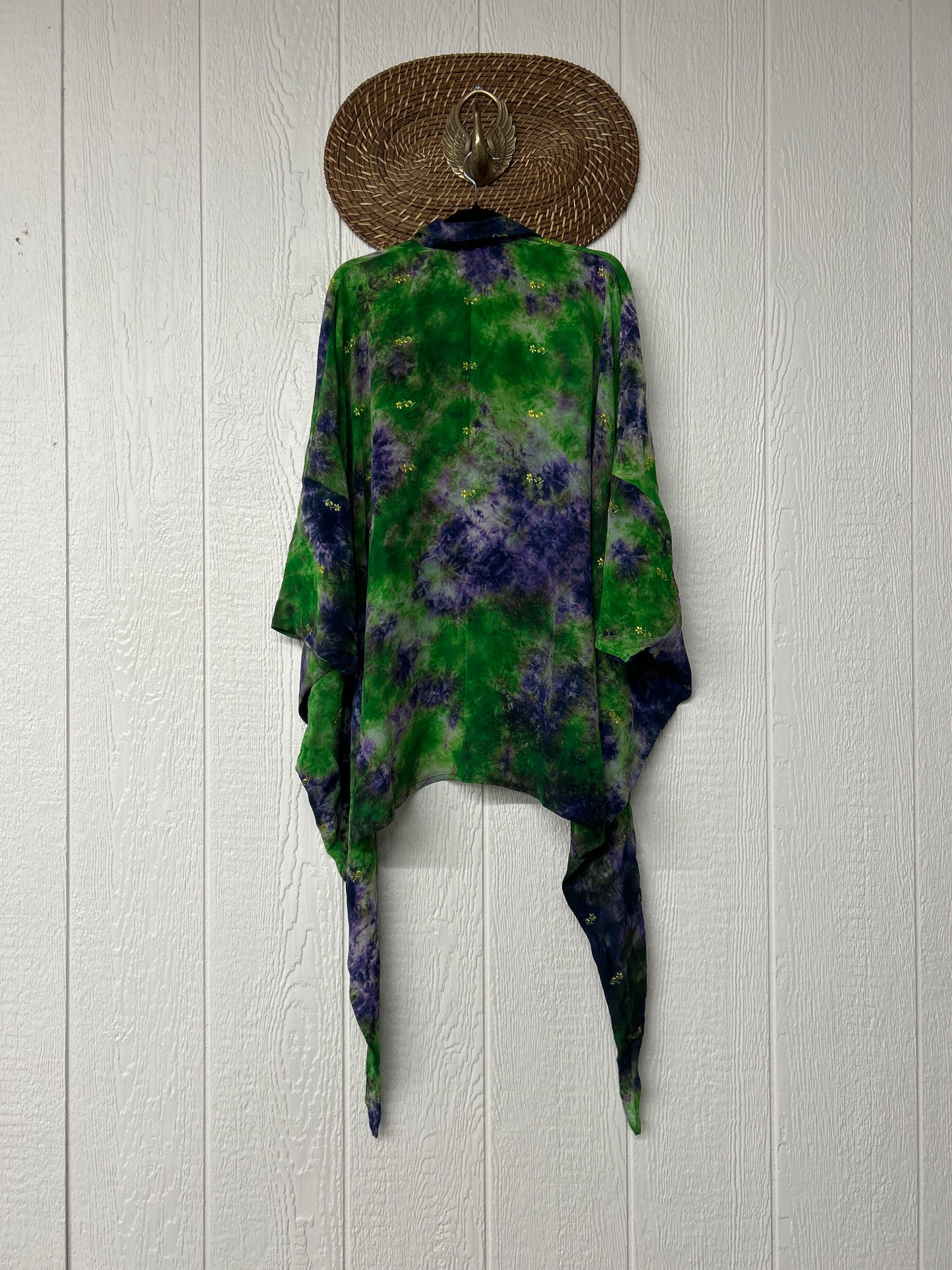 Crepe Sari Summer Nirvana Button Down 0626 028