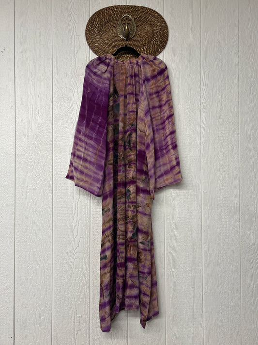 Crepe Sari Woodstock Duster Dress 0226 044