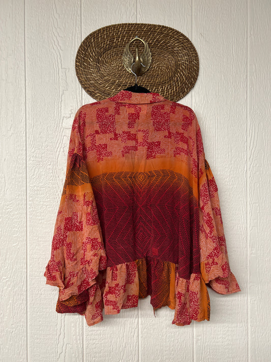 Crepe Sari Wild Rose Top 1225 200