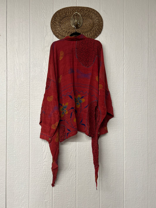 Crepe Sari Nirvana Button Down 1125 168