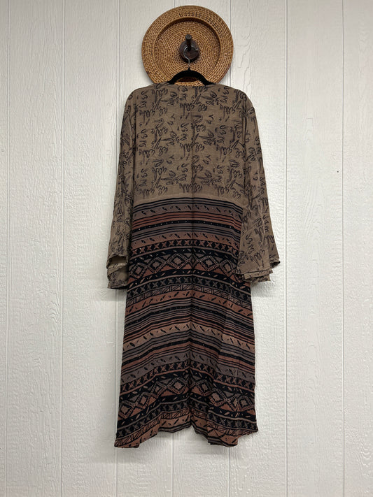 Crepe Sari Spellbound Kimono 0926 086