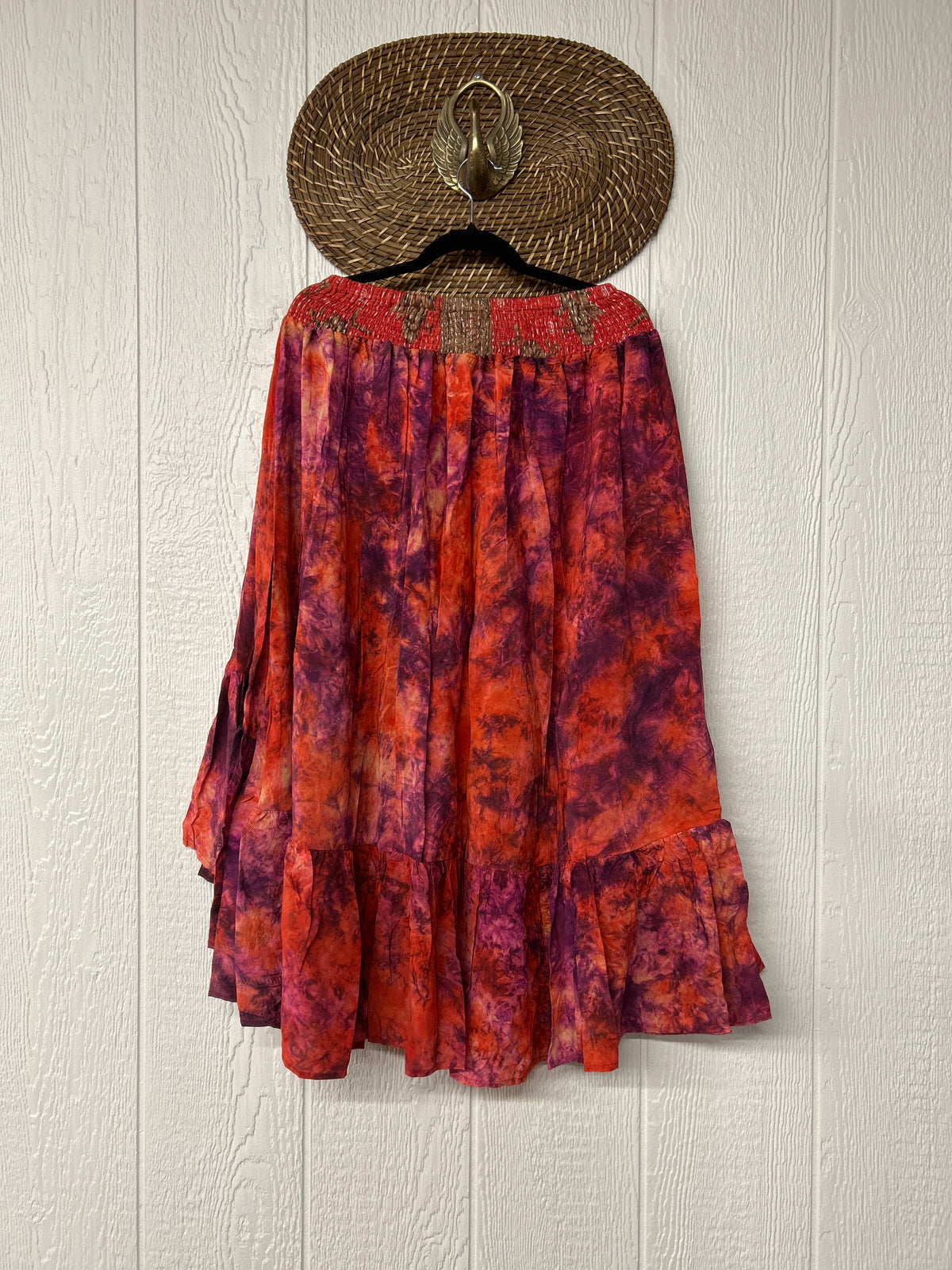 Crepe Sari Dahlia Skirt 1026 120