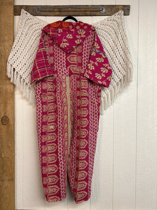 Kantha Zen Hoodie Jumpsuit 0925 196