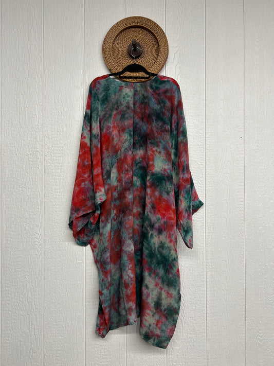 Crepe Sari Gaia Duster Dress 0426 271