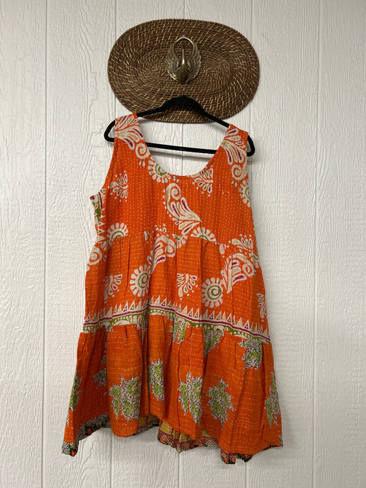 Kantha Meadow Mini Dress 0625 208