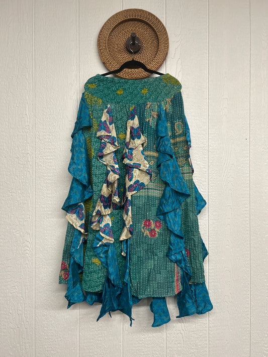 Pareo Kantha Willow Maxi Skirt 0826 089