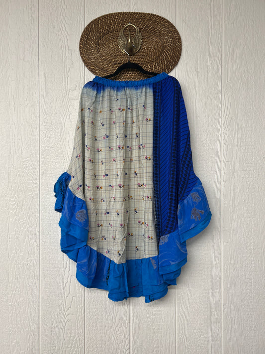 Crepe Wild Rose Skirt 1025 046