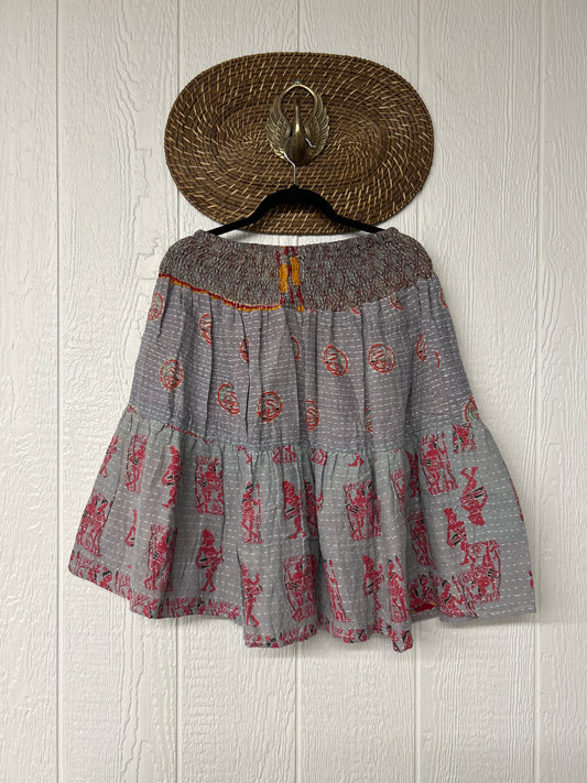 Pareo Kantha Meadow Skirt 0826 208