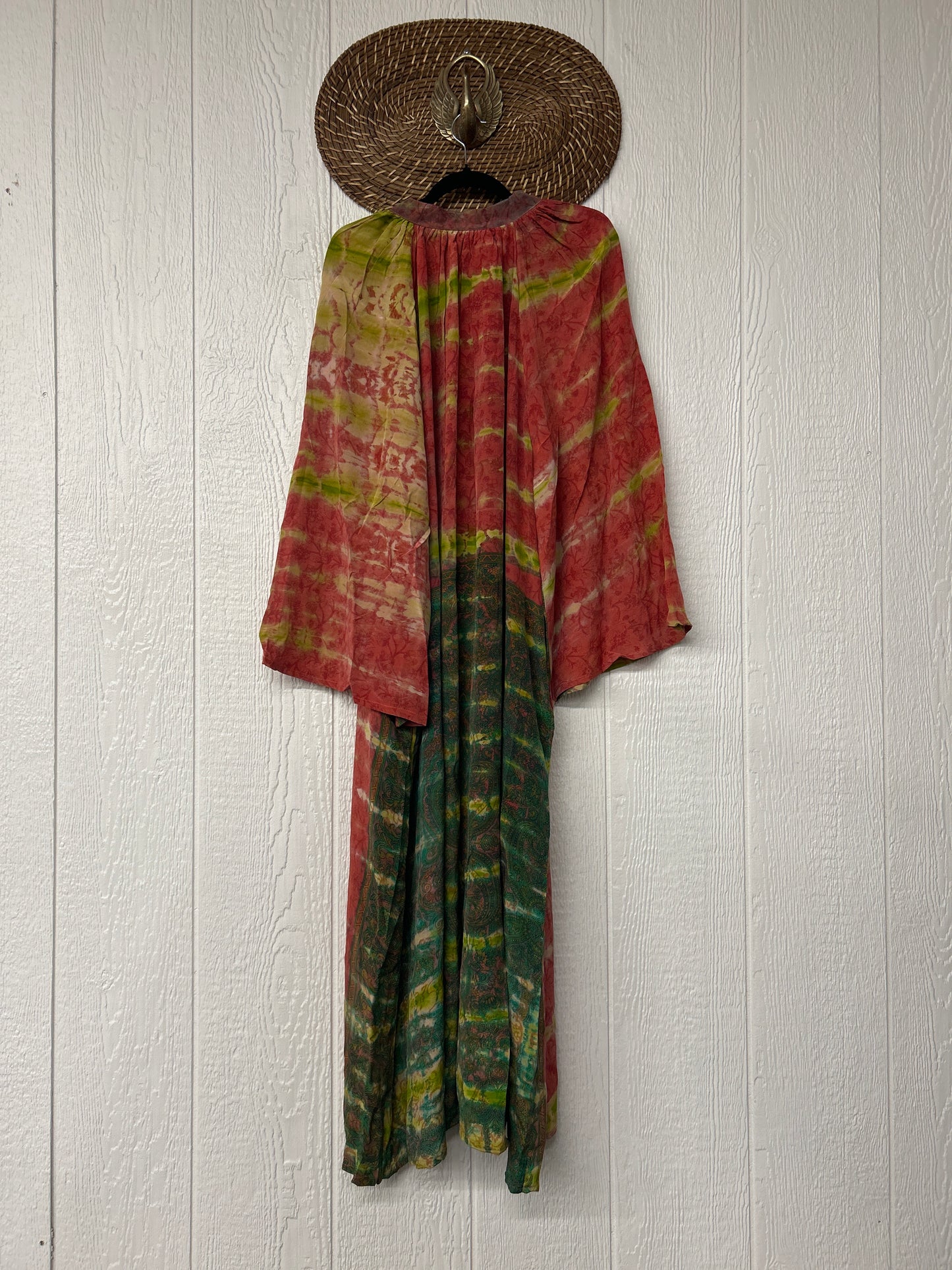 Crepe Sari Woodstock Duster Dress 0226 259