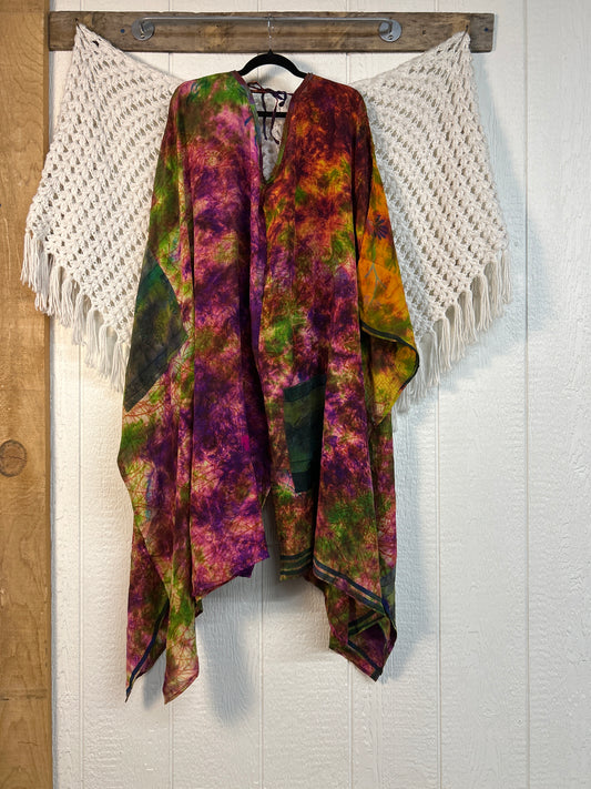 Crepe Sari Orchid Kimono 0626 168
