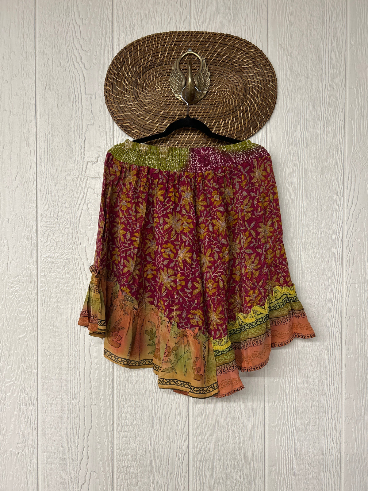 Crepe Sari Lover Cropped Culottes 0726 075