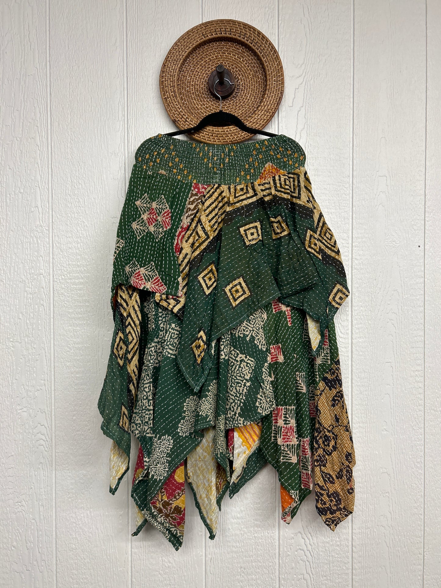 Pareo Kantha Pixie Skirt 0426 047