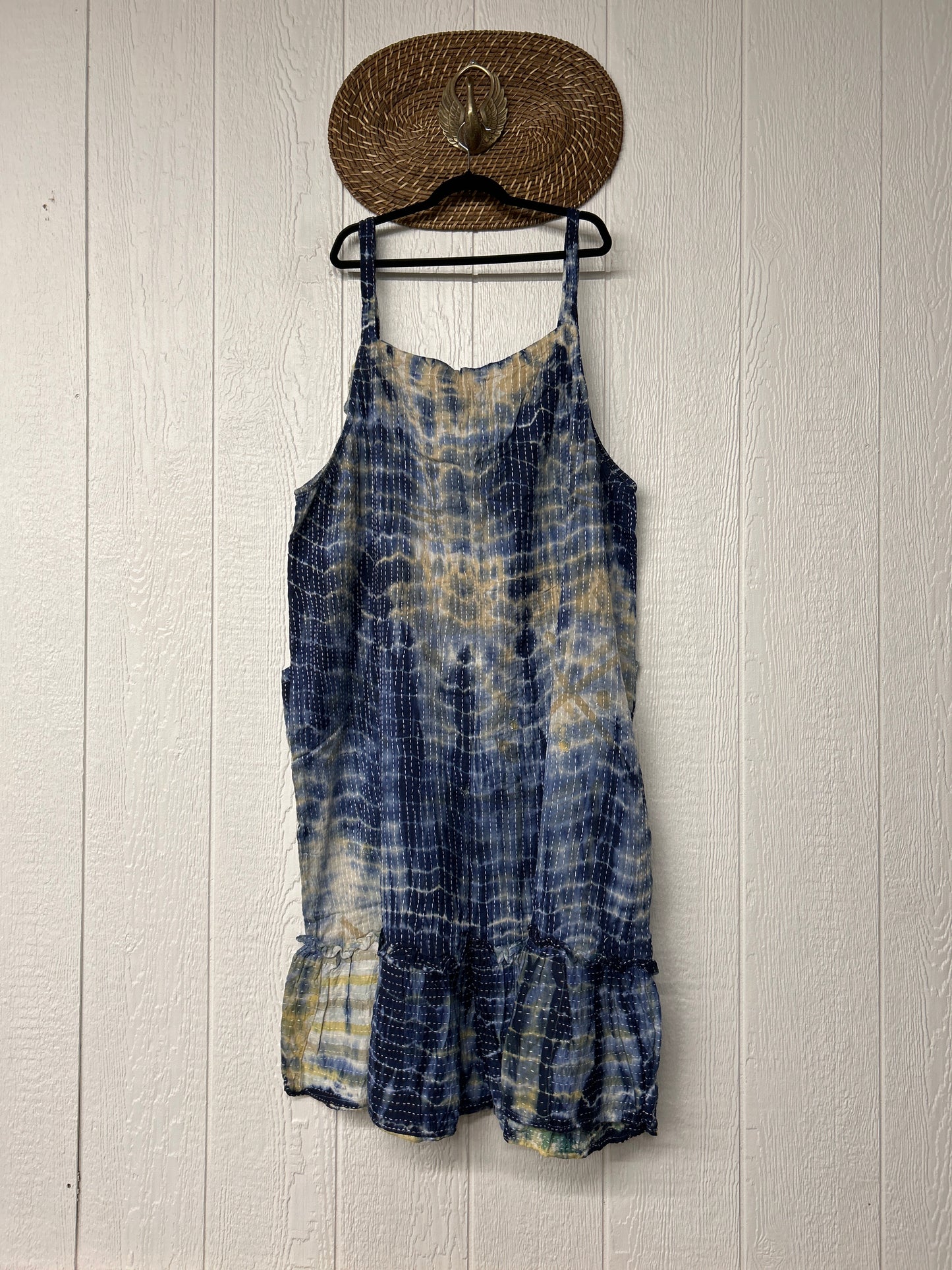 Aura Edit Pareo Kantha Joplin Dress 0726 001