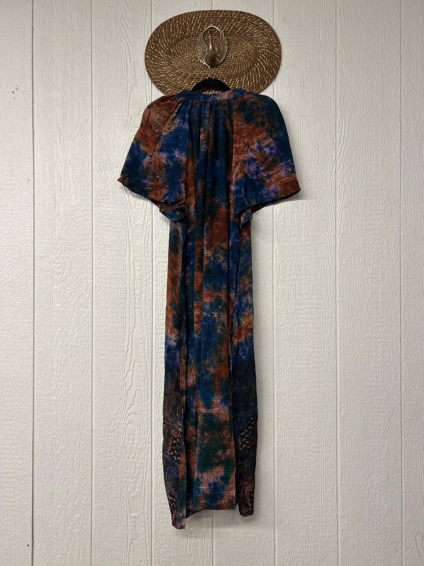Crepe Sari Summer Woodstock Duster 0626 245