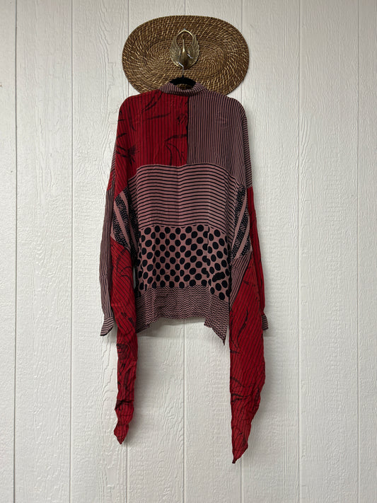 Crepe Sari Nirvana Button Down 1125 167