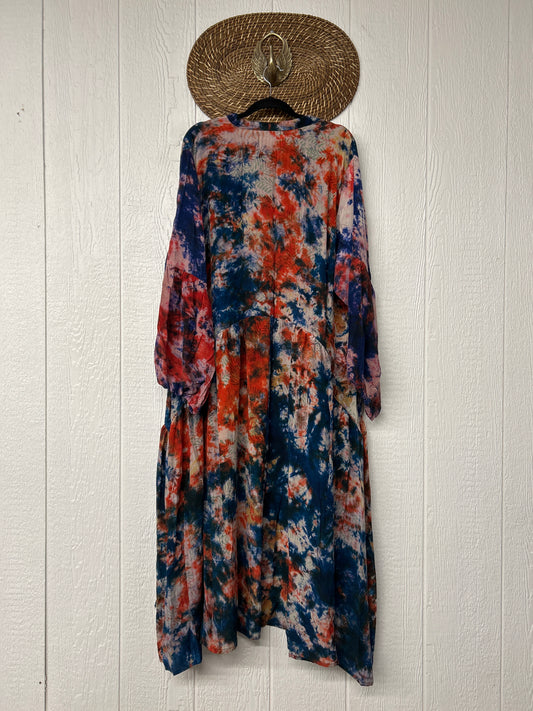 Crepe Sari Evermore Kimono 1026 156