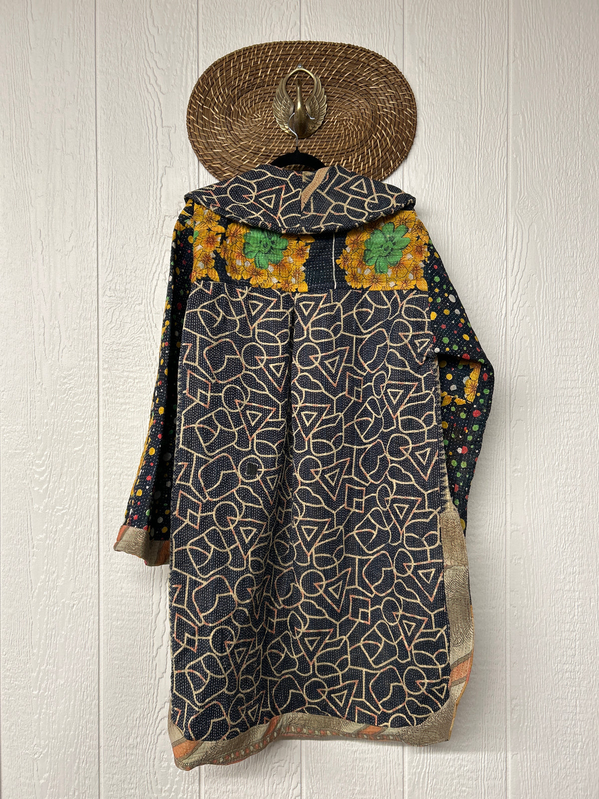 Fine Kantha Drifter Coat 1026 112