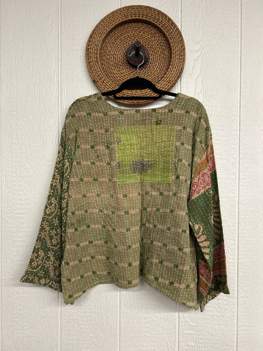 Pareo Kantha Wanderer Pocket Crop Top 0226 102