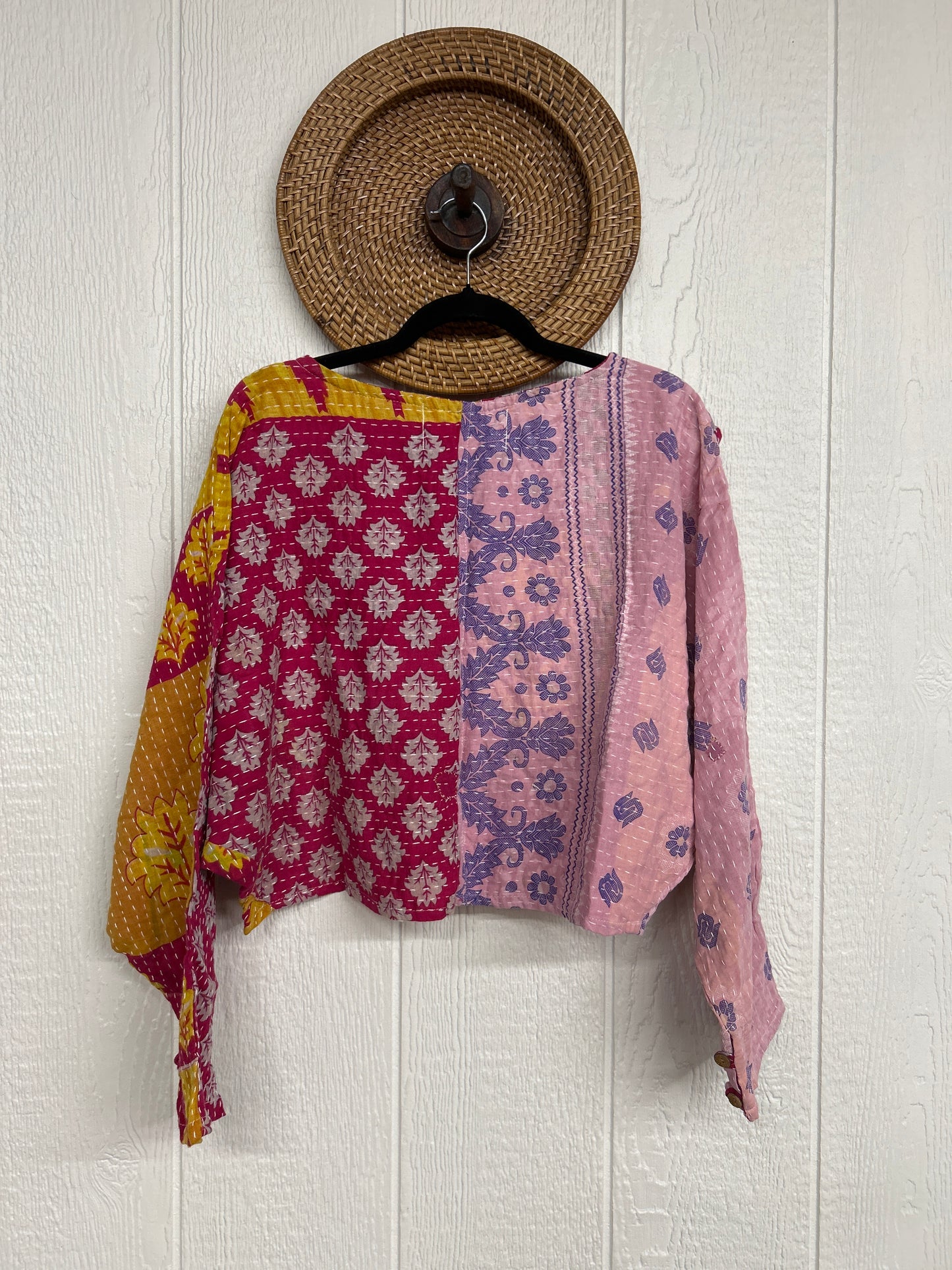 RETAIL Pareo Kantha In Bloom Cropped Pullover 0326 126