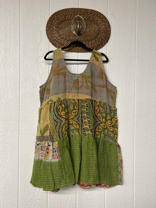 Kantha Meadow Mini Dress 0625 256