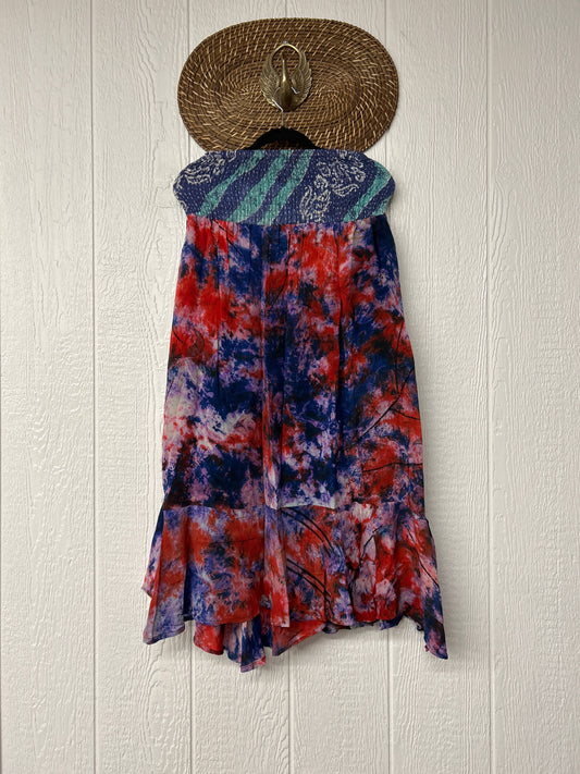 Crepe Sari Inner Peace Wrap Skirt 0626 009