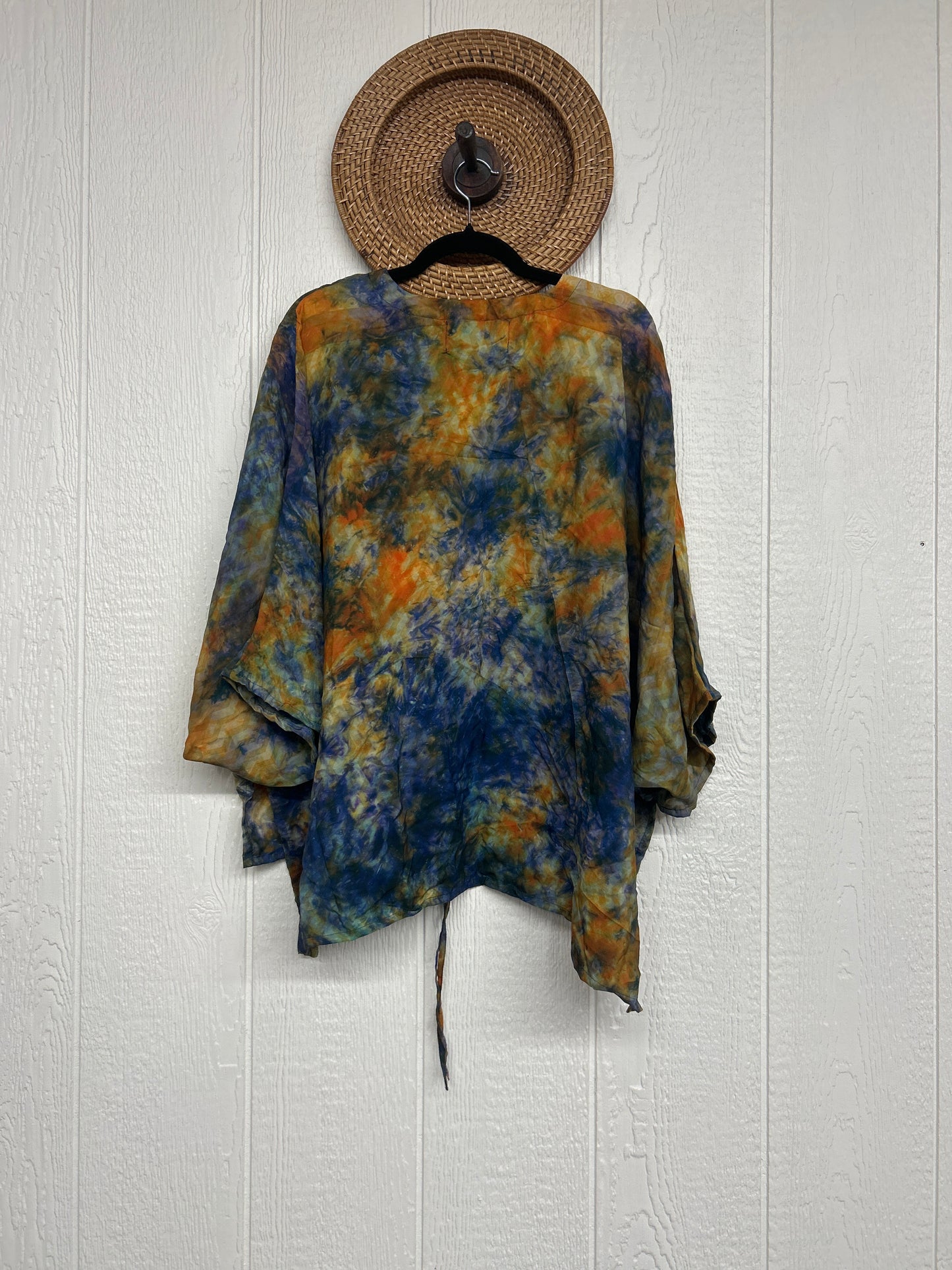 Crepe Sari Hi Lo Butterfly Top 0726 072