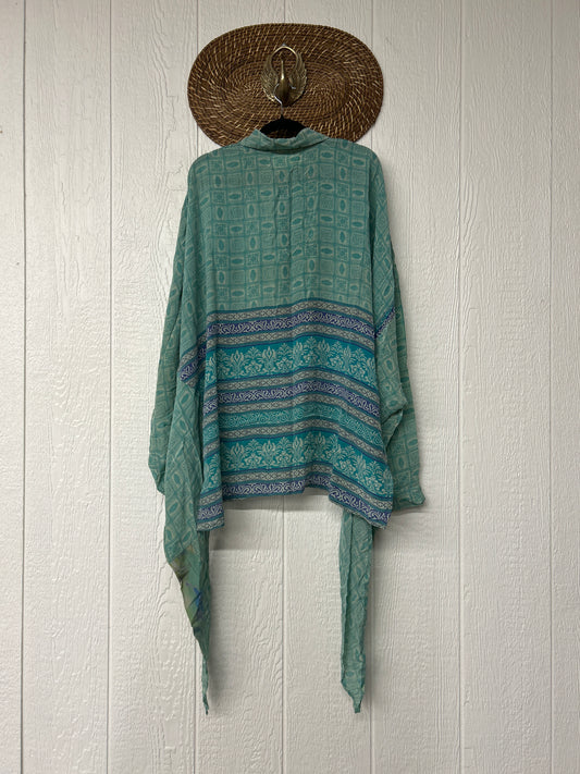 Crepe Sari Nirvana Button Down 1125 148