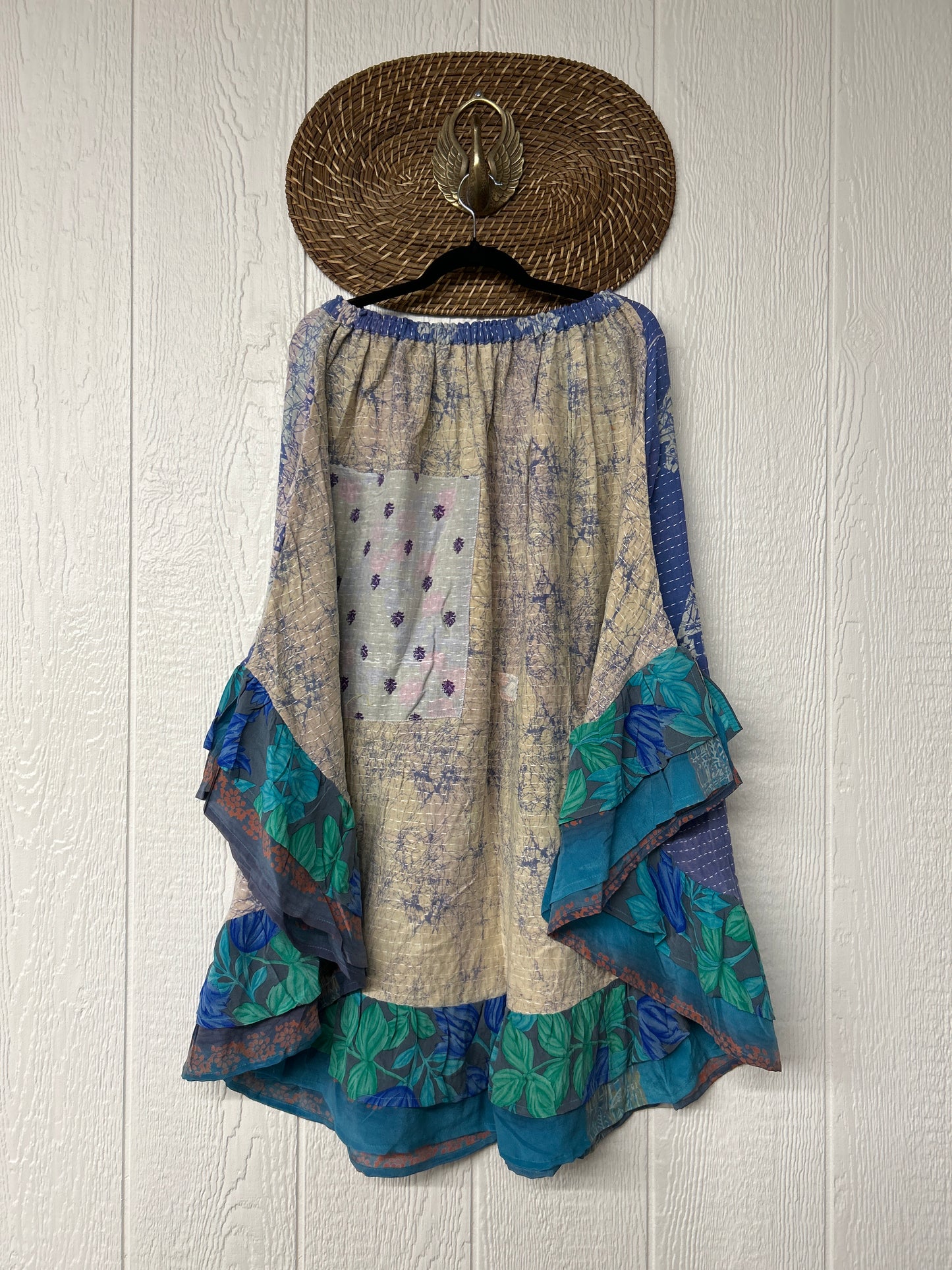 Pareo Kantha Wild Rose Skirt 0426 097